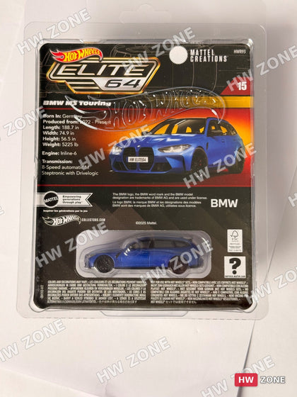 Hot Wheels Elite 64 BMW M3 Touring (#15, Mattel Creations)