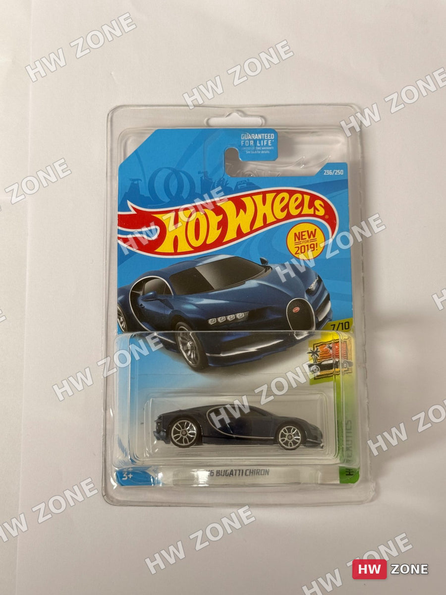 Hot Wheels '16 Bugatti Chiron — Blue (236/250)
