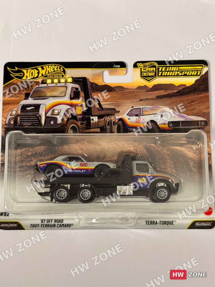 Hot Wheels Team Transport '67 Off Road Camaro + Terra-Torque (#92)